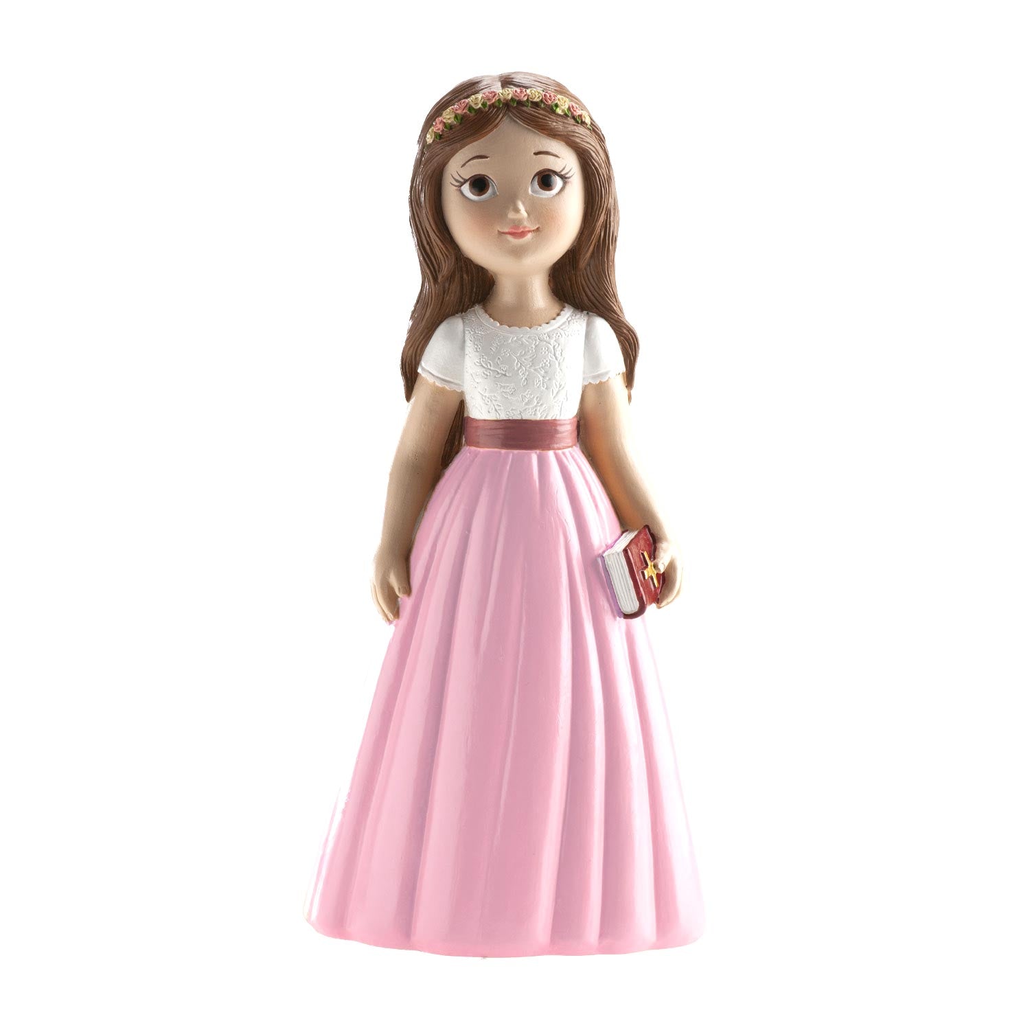 NIÑA COMUNIÓN FALDA ROSA 16CM
