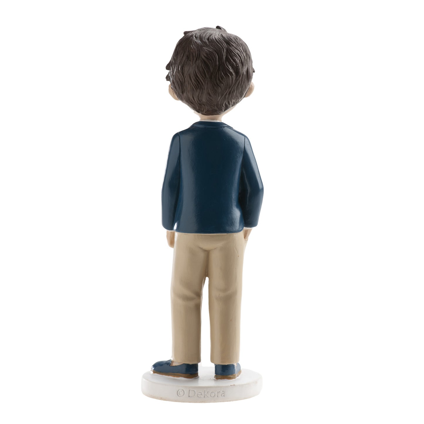 MENINO BOLO COMUNHÃO GRAVATA VERMELHA 16CM
