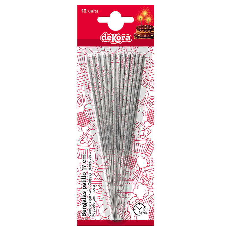 DISPLAY 25 BLISTER 12 BENGALAS PALILLO 17 CM