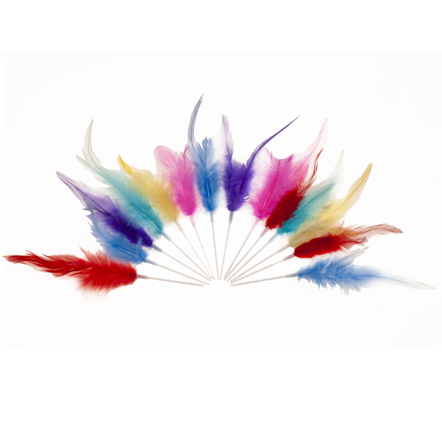 200 PLUMAS SURTIDAS 14CM