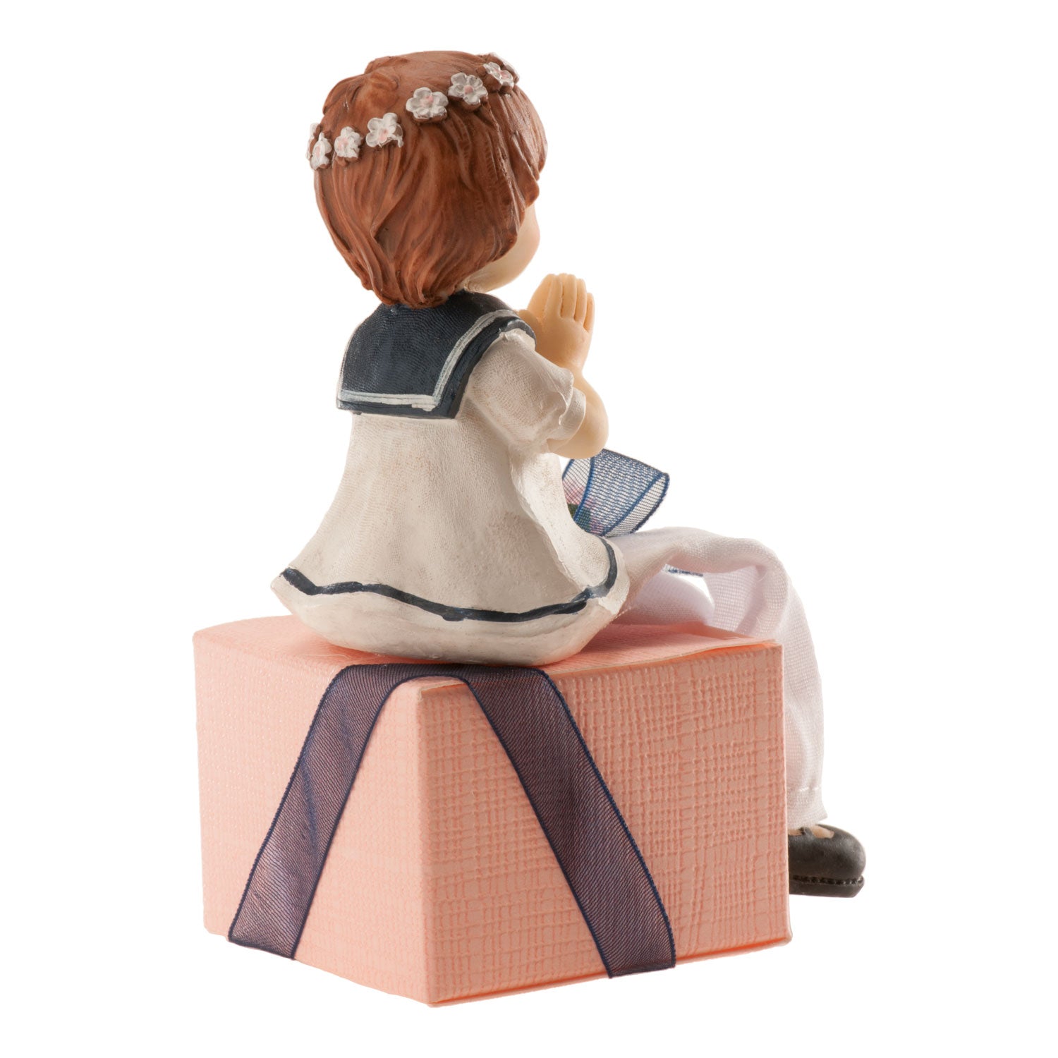 NINA COMUNION EN CAJA ROSA 11 cm