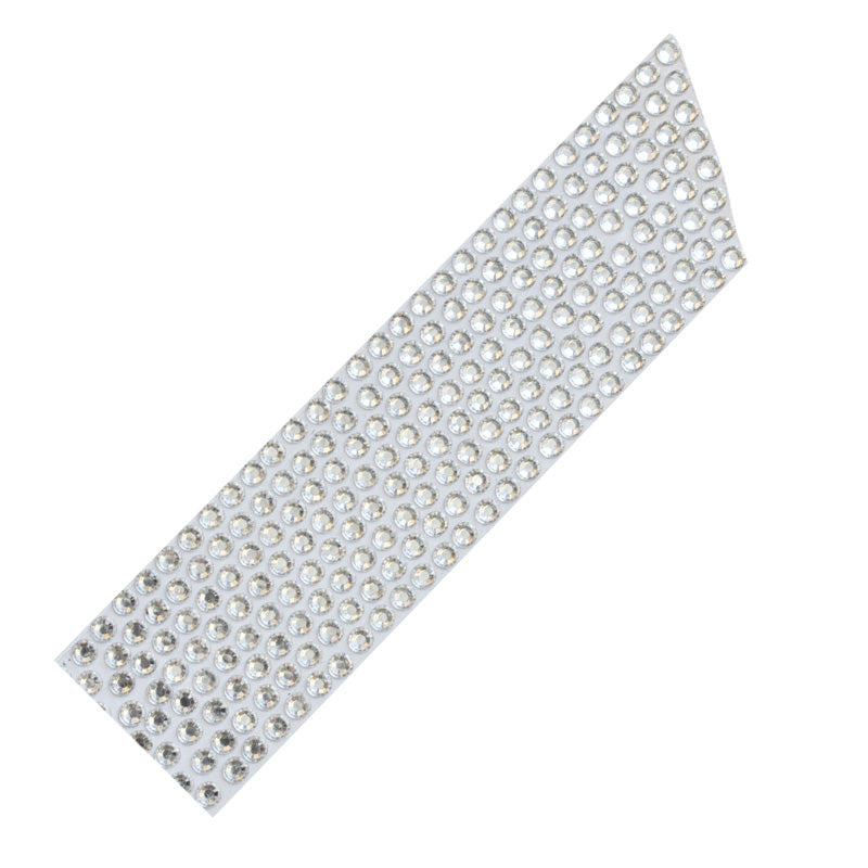 NASTRO STRASS PER TORTE 8 FILE ARGENTO 10 METRI