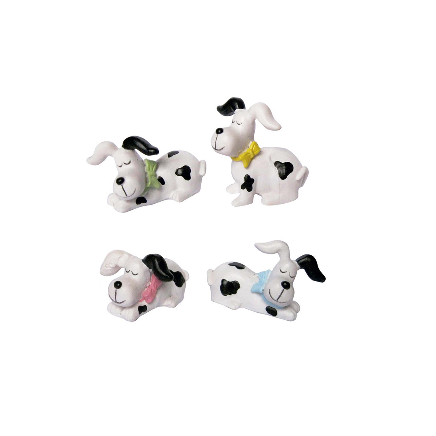 FIGURAS RESINA ROSCÓN 3D PERRITOS 3-3.5CM