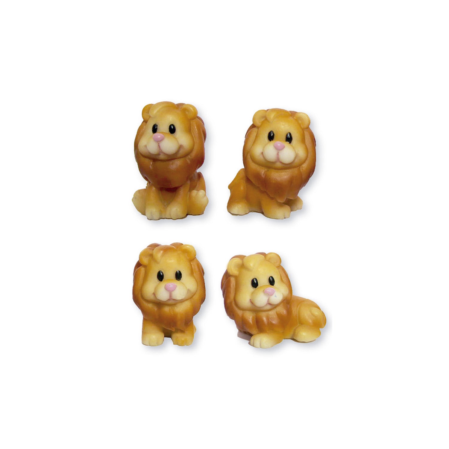 FIGURAS DE LEÕES EM POLIRESINA 3-3,5CM