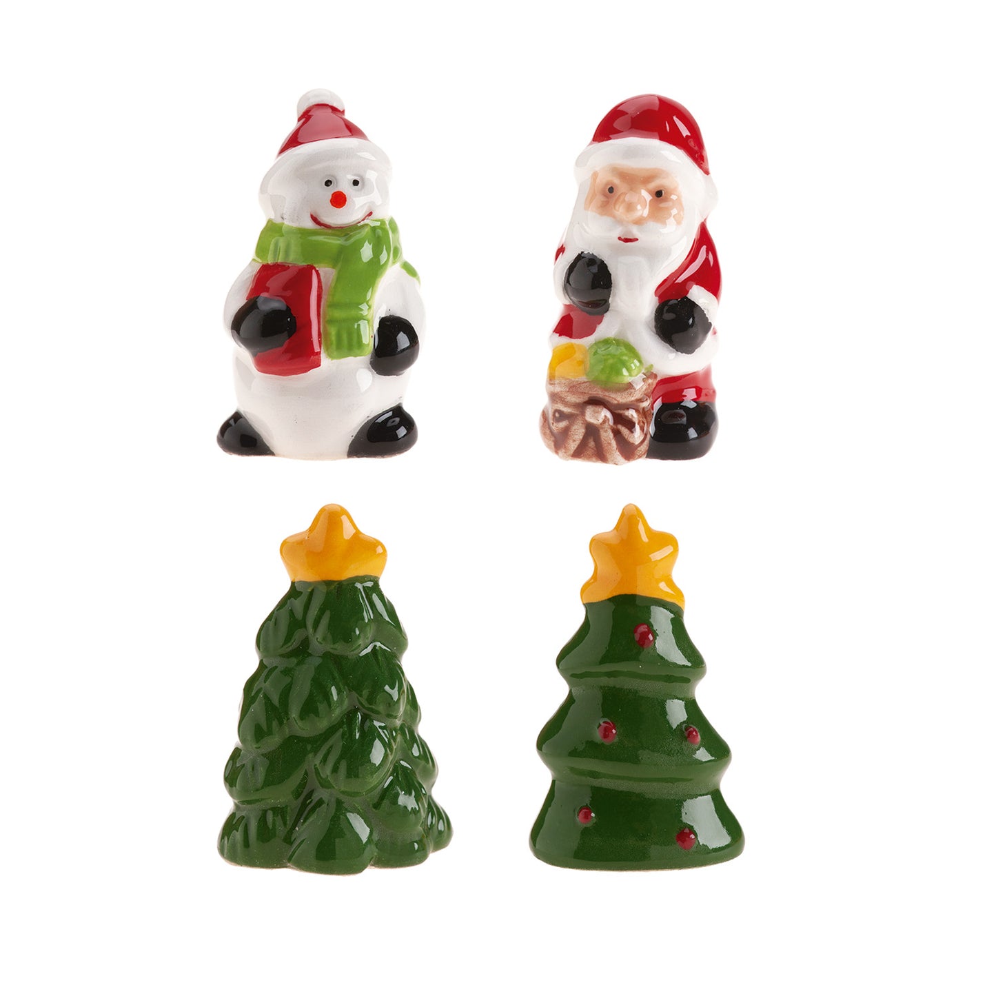 FIGURINES CERÂMICA PARA BOLO REI NATAL 3~3.5CM