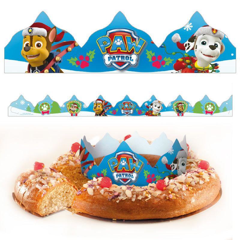 CORONA PER TORTA DE REI PAW PATROL 50X5.5CM
