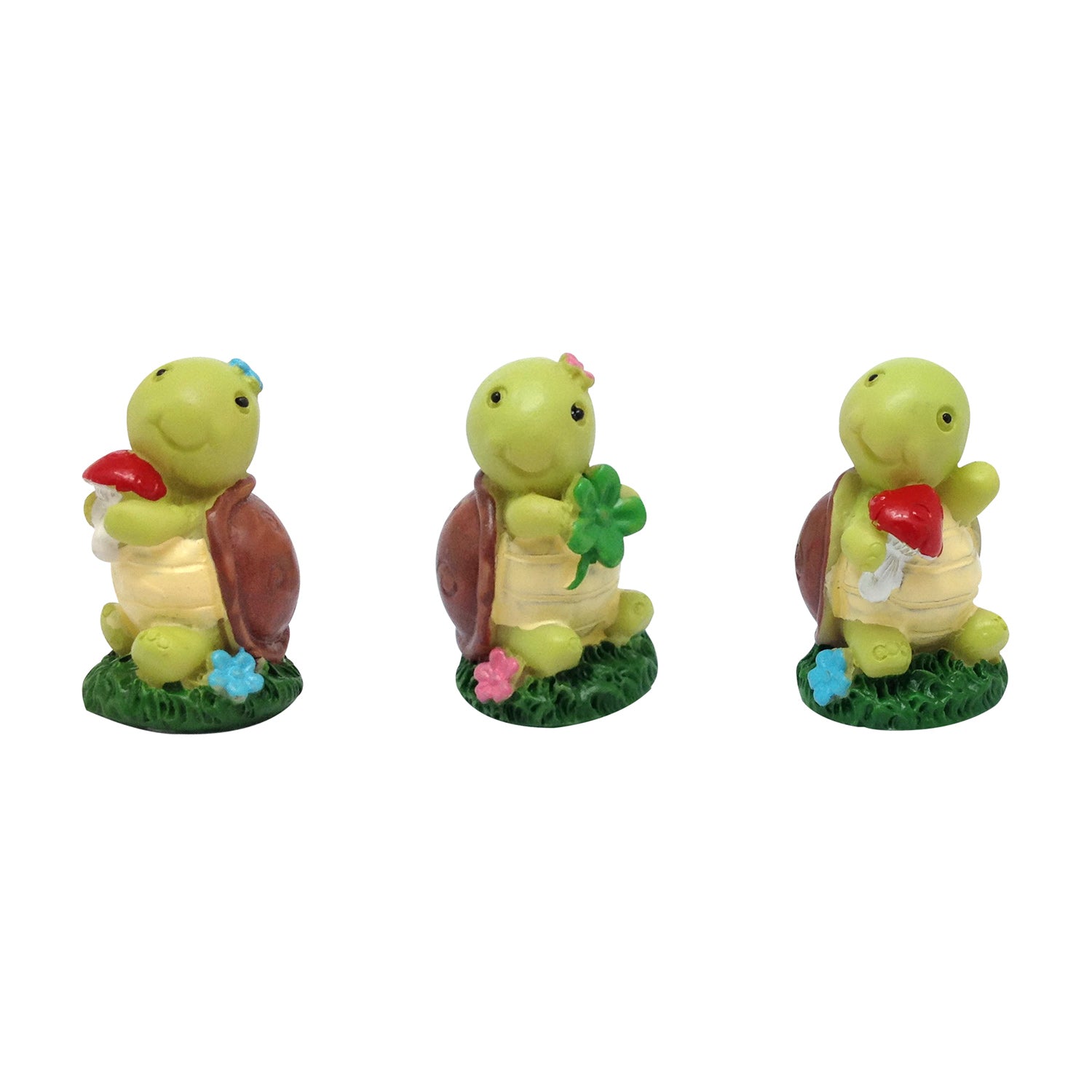 FIGURAS RESINA DE ROSCÓN TORTUGAS SIMPÁTICAS 3-3,5CM