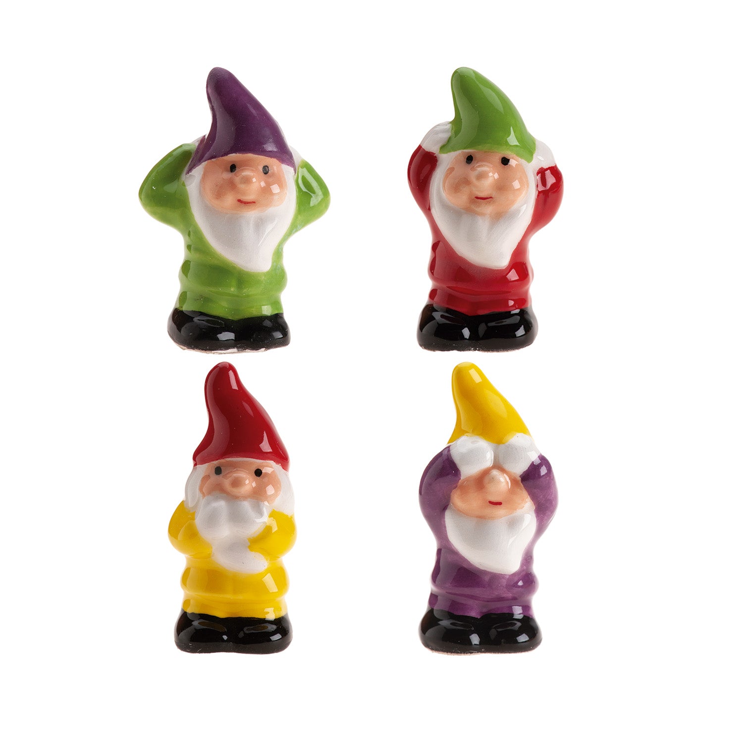 FIGURAS ROSCÓN CERÁMICA ENANITOS  3-3.5CM