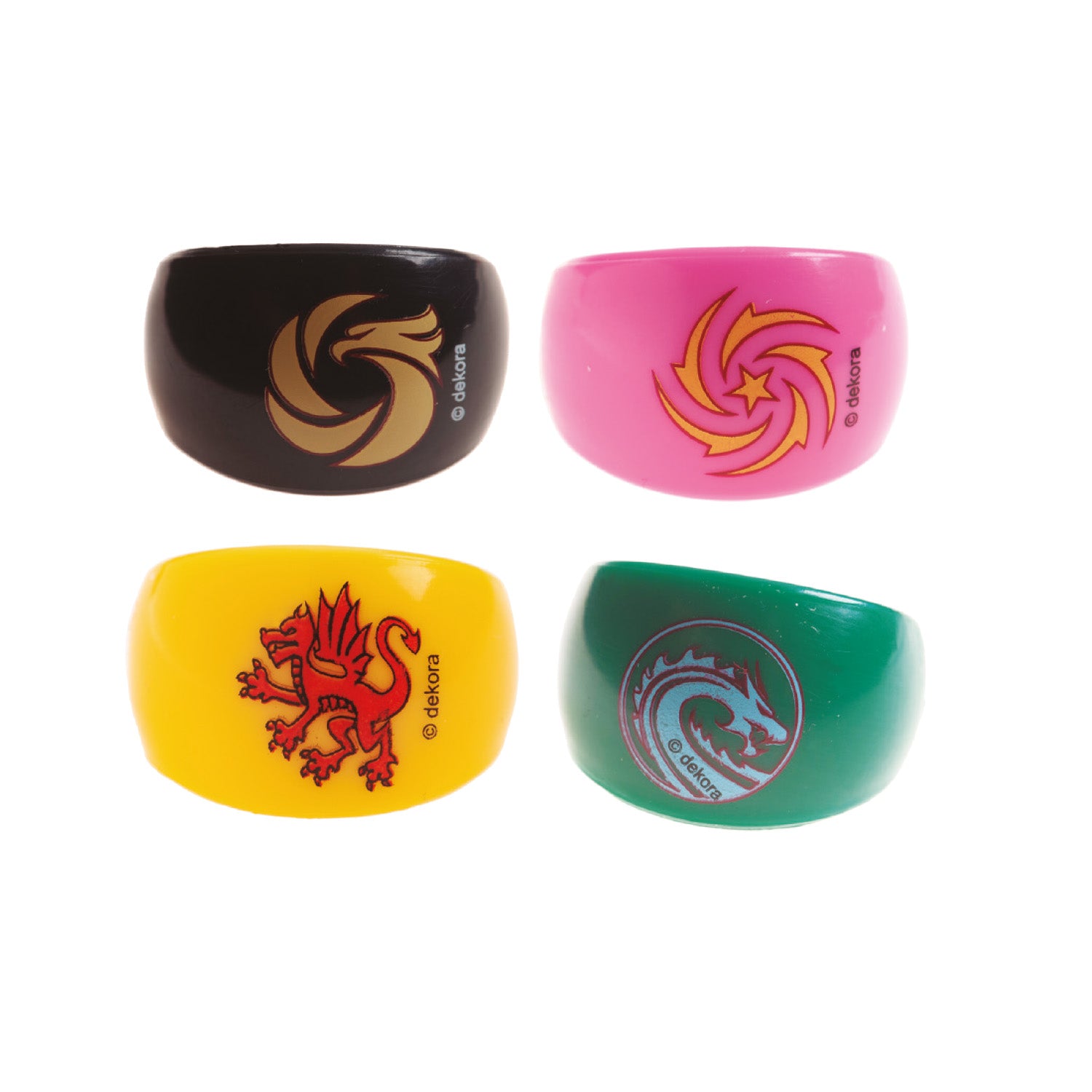 FIGURAS PARA ROSCÓN PLÁSTICO ANILLOS COLORES 3-3.5CM