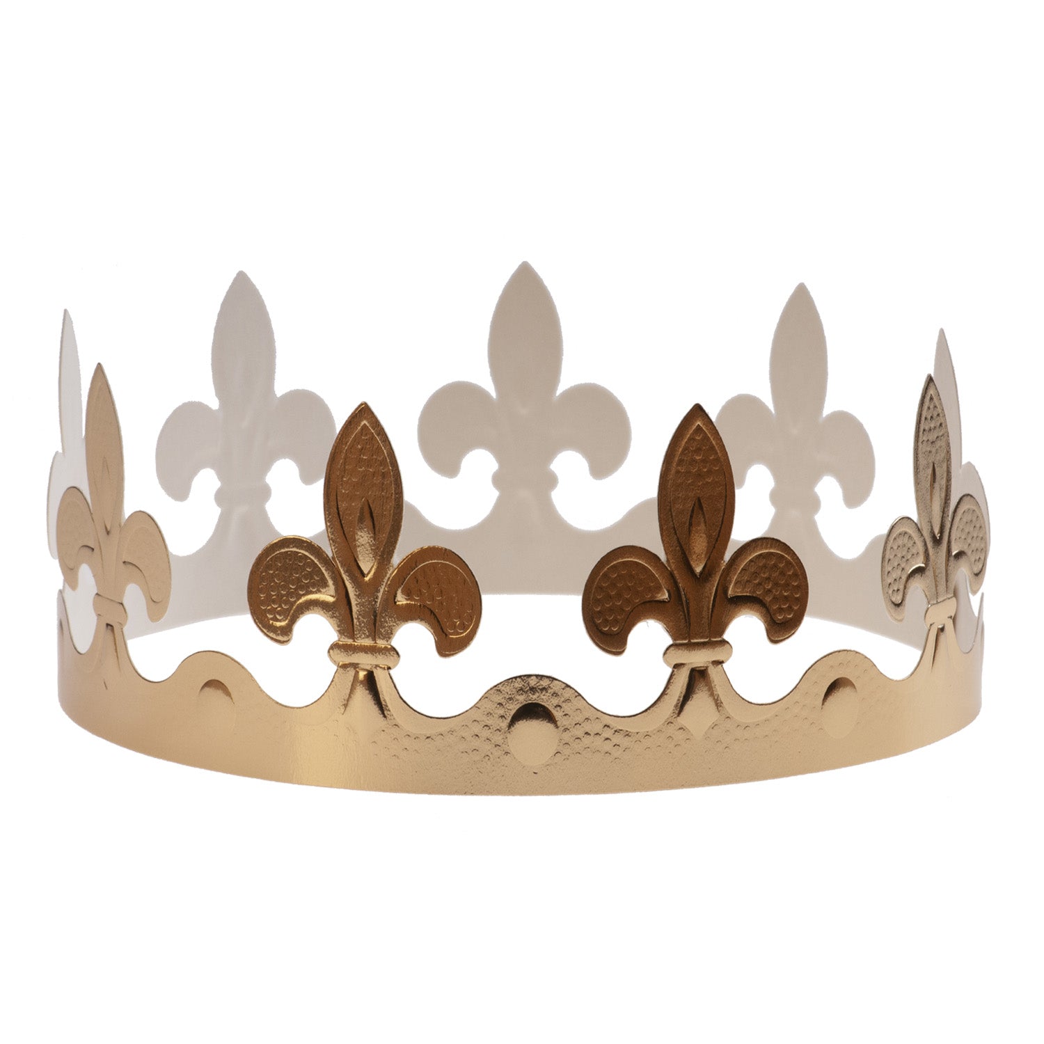 COROA DOURADA FLOR-DE-LIS