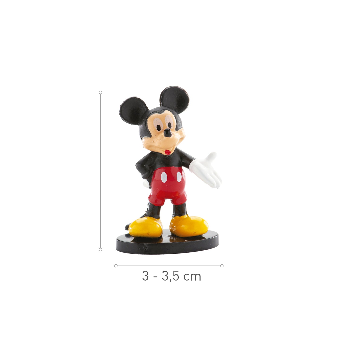 MICKEY & FRIENDS PVC FIGURINES KING'S CAKE 3~3.5CM