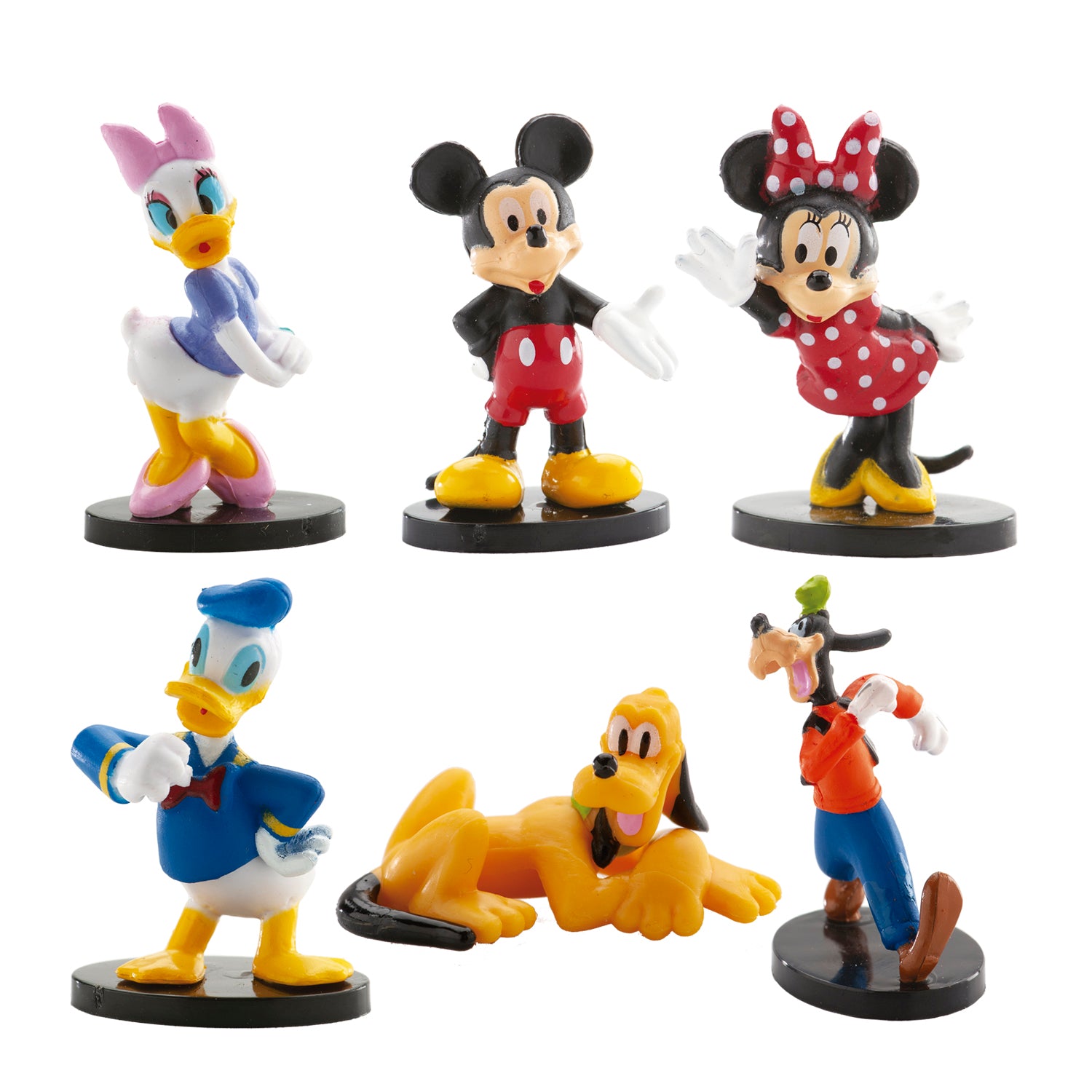 FIGURAS DE ROSCÓN PVC MICKEY Y AMIGOS 3~3.5CM