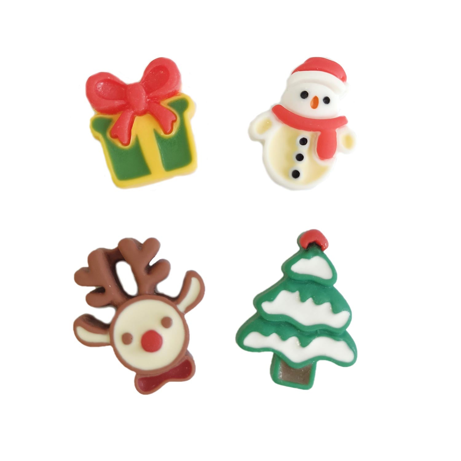FIGURAS ROSCÓN 2D NAVIDAD PLÁSTICO 2.5CM - 3CM