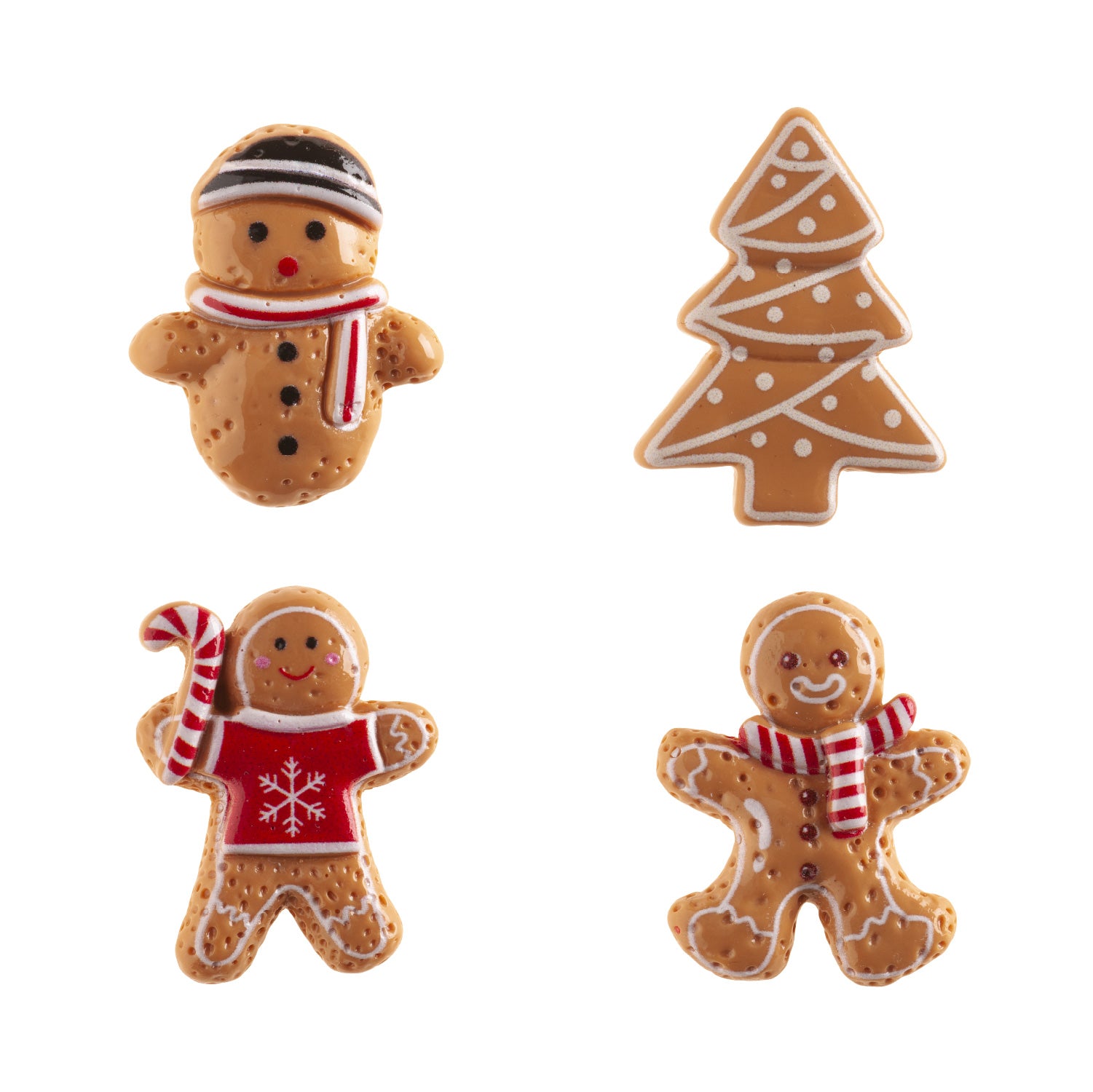 FIGURAS ROSCON 2D SURT.GINGERBREAD 3-3.5CM