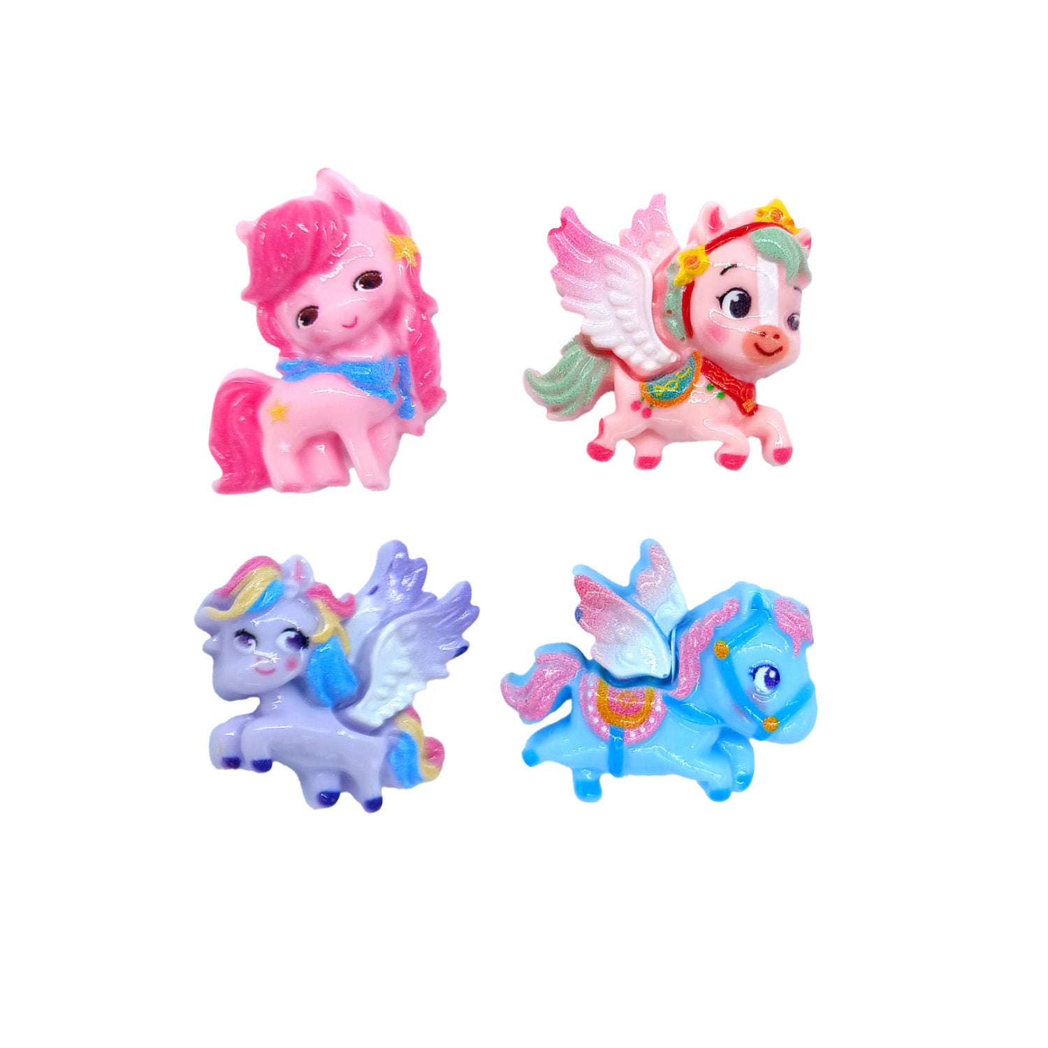 FIGURAS ROSCÓN 2D UNICORNIOS PVC 2.8X2.6CM