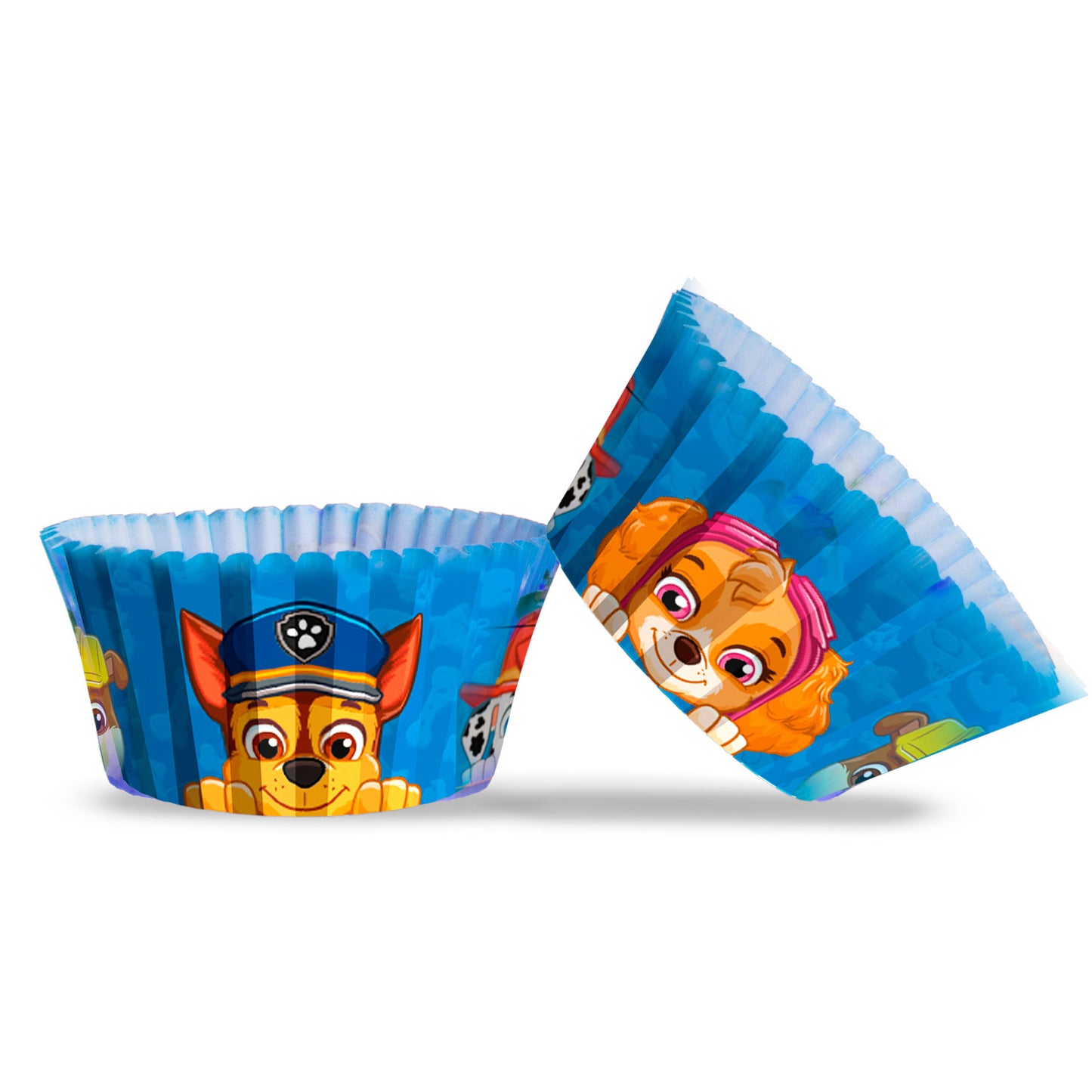 BLISTER 25 PAW PATROL CUPCAKE CAPSULES Ø 5CM H 3 CM