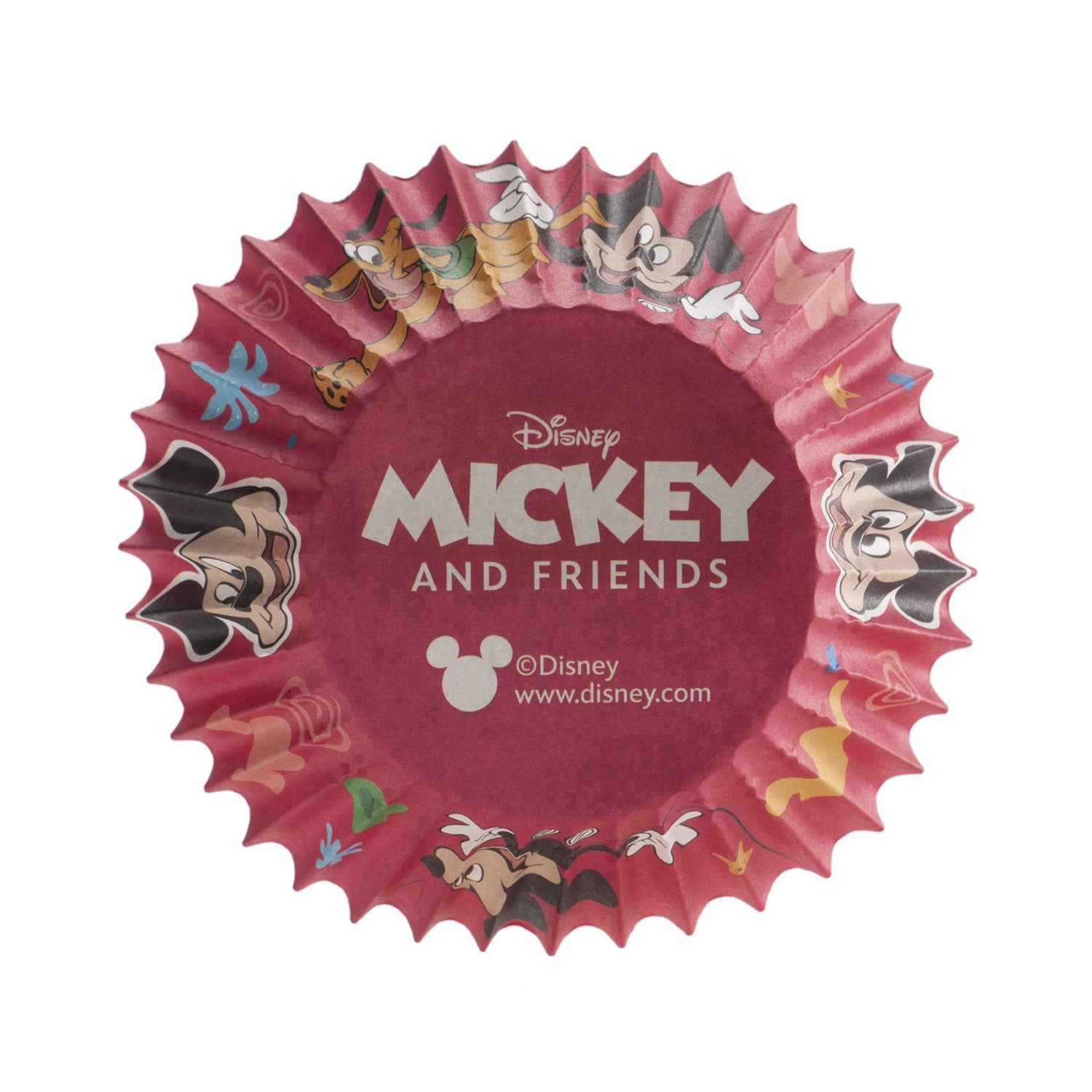 BLÍSTER 25 CÁPSULAS CUPCAKE MICKEY Ø 5CM H 3CM