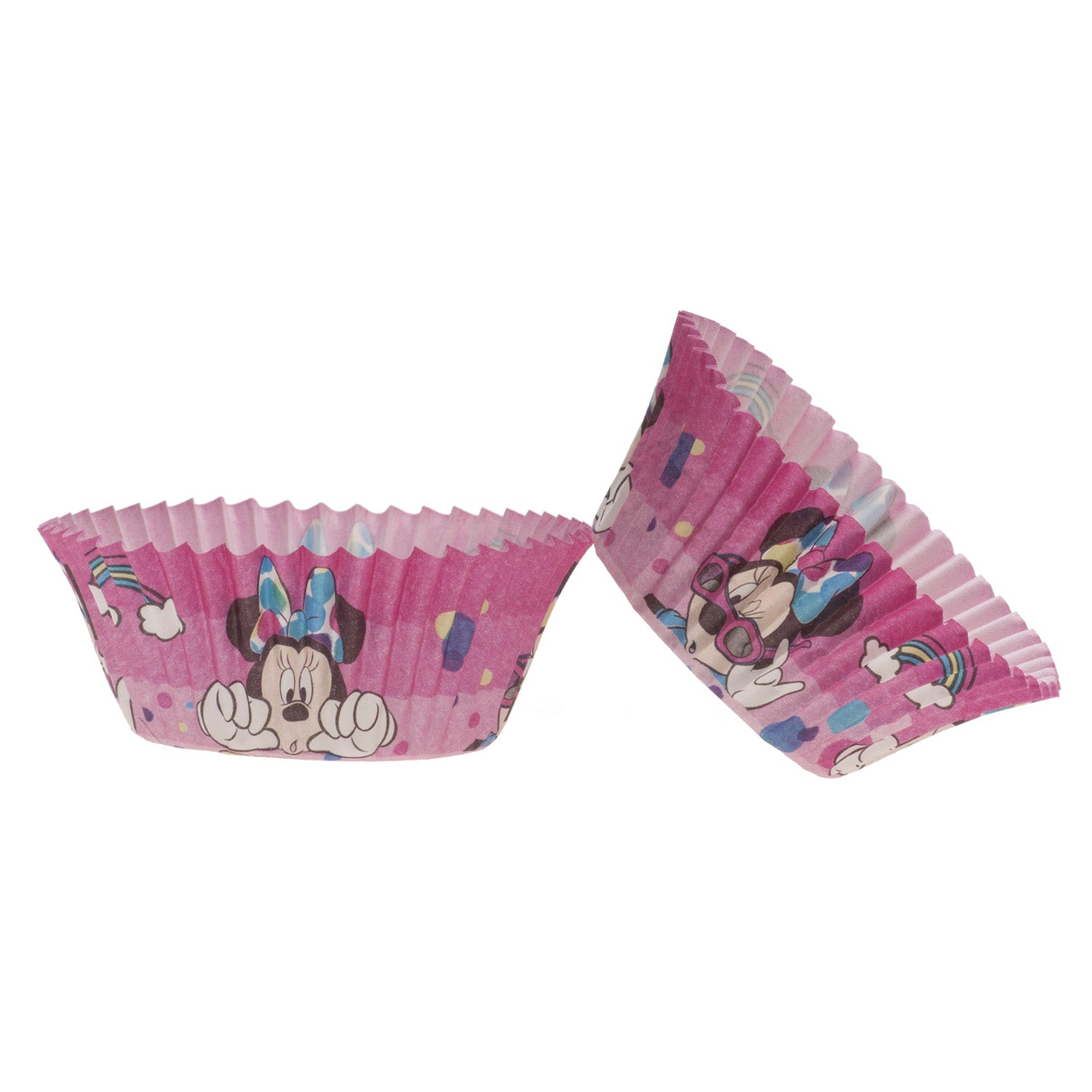 BLISTER 25 MINNIE CUPCAKE PAPER CAPSULES Ø 5CM H 3CM