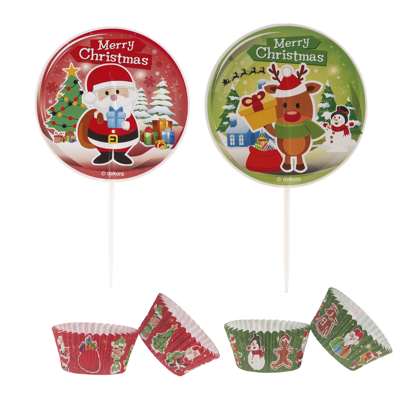 CHRISTMAS CAPSULE AND TOPPER DECORATION KIT