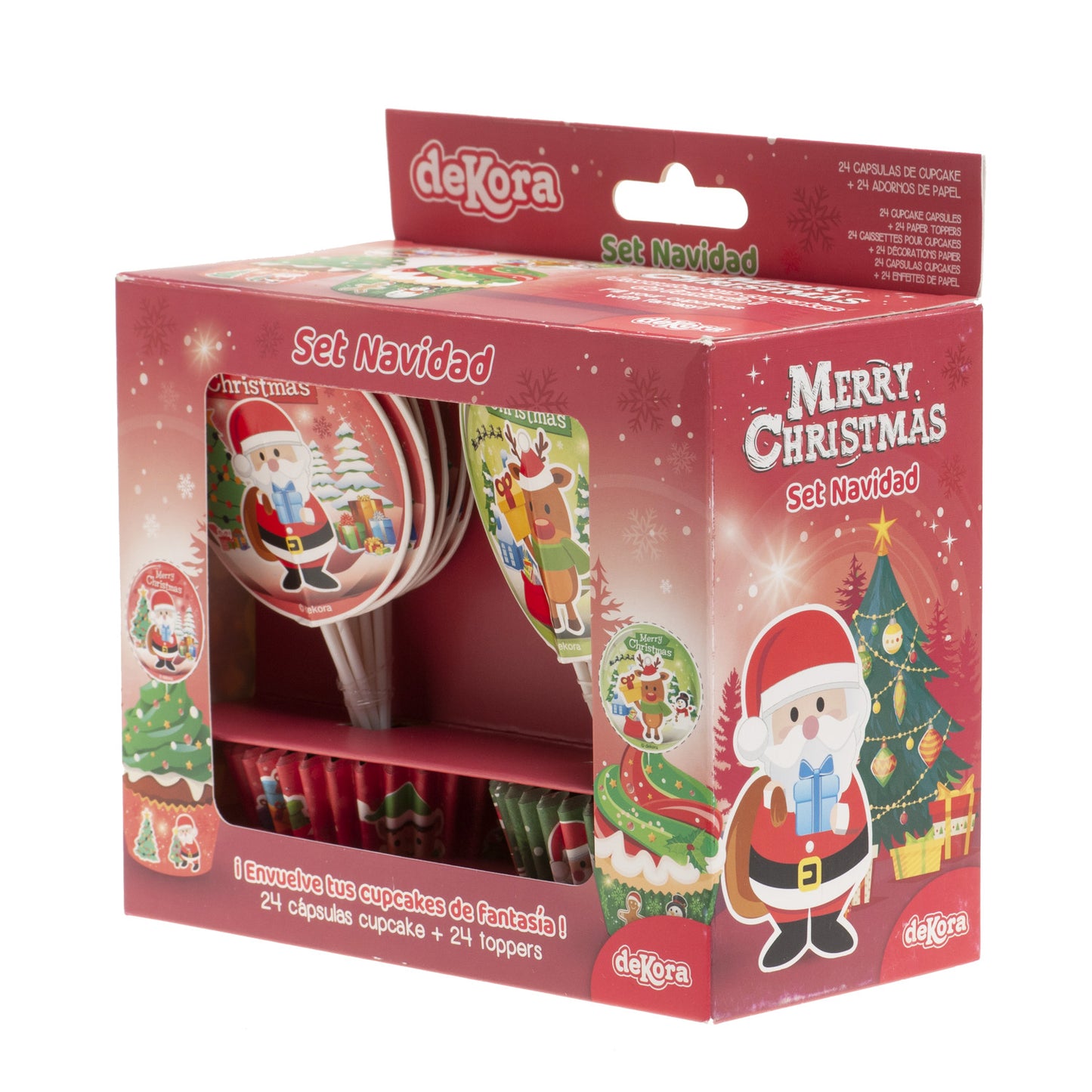 CHRISTMAS CAPSULE AND TOPPER DECORATION KIT