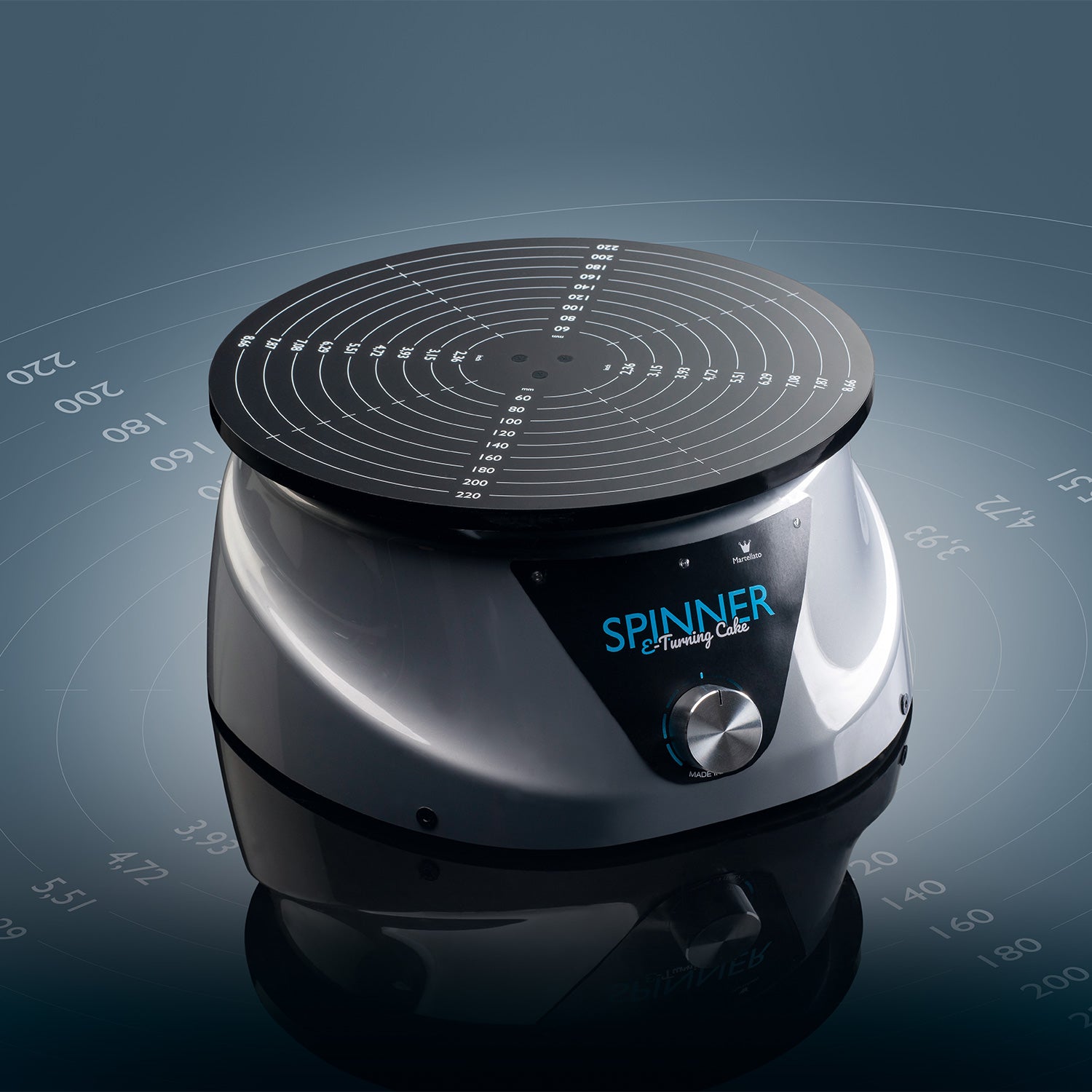 SPINNER BASE GIRATORIA ELECTRICA 27X26H12CM