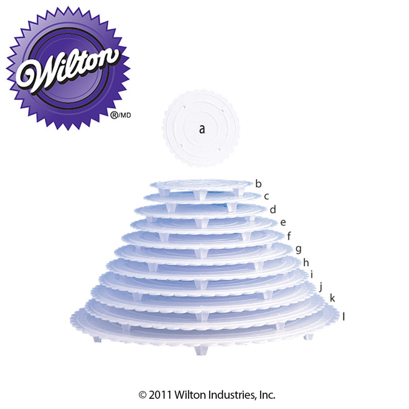 4 PLACAS REDONDAS 46 CM