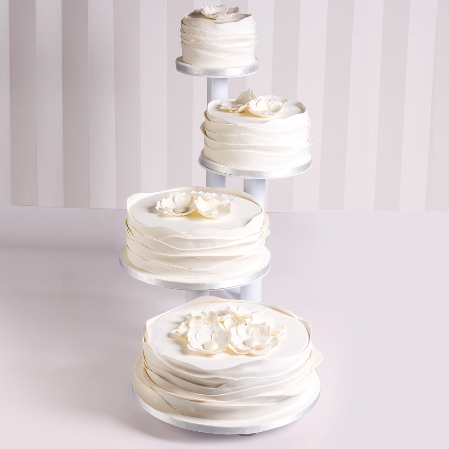 SOPORTE MODULAR PARA TARTAS DE 4 PLATOS Ø 38-32-26-20CM