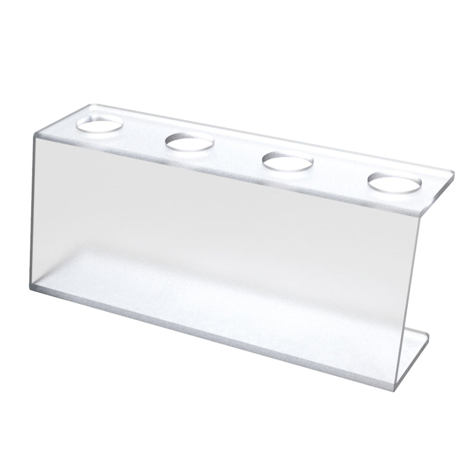 SOPORTE CUATRO CONOS PLEXIGAS 28,5 x 9 h 13 CM Ø 3,5 CM