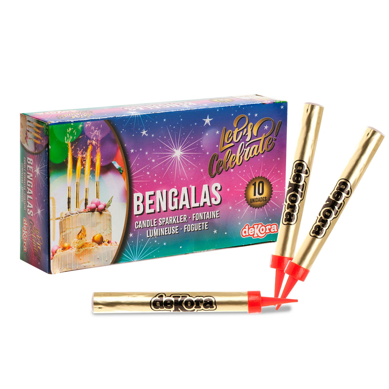 SCATOLA 10 BASTONCINI PIROTECNICI 12CM