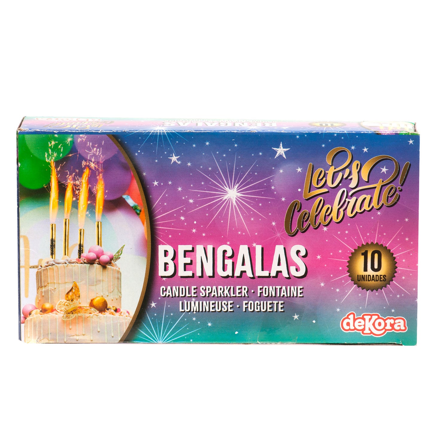 SCATOLA 10 BASTONCINI PIROTECNICI 12CM