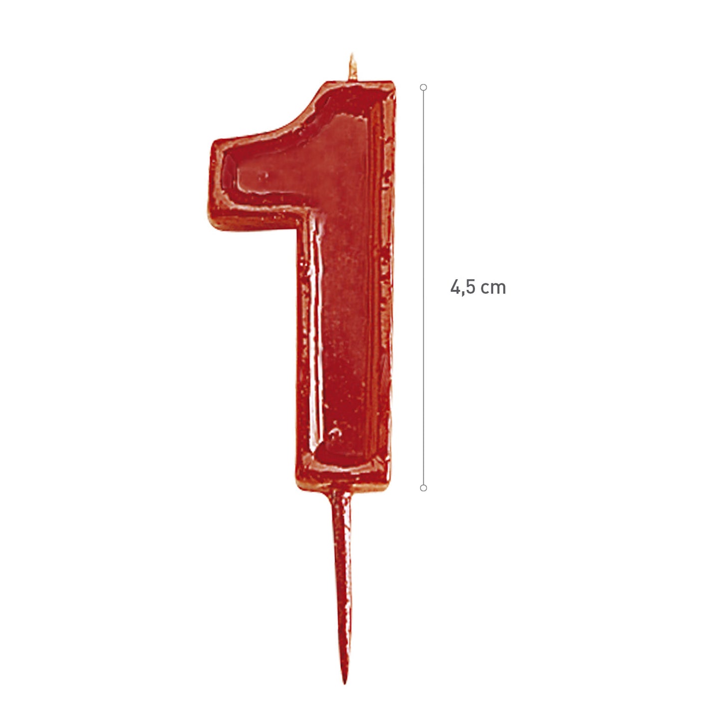 12 VELAS NUMERO 1 HELVET