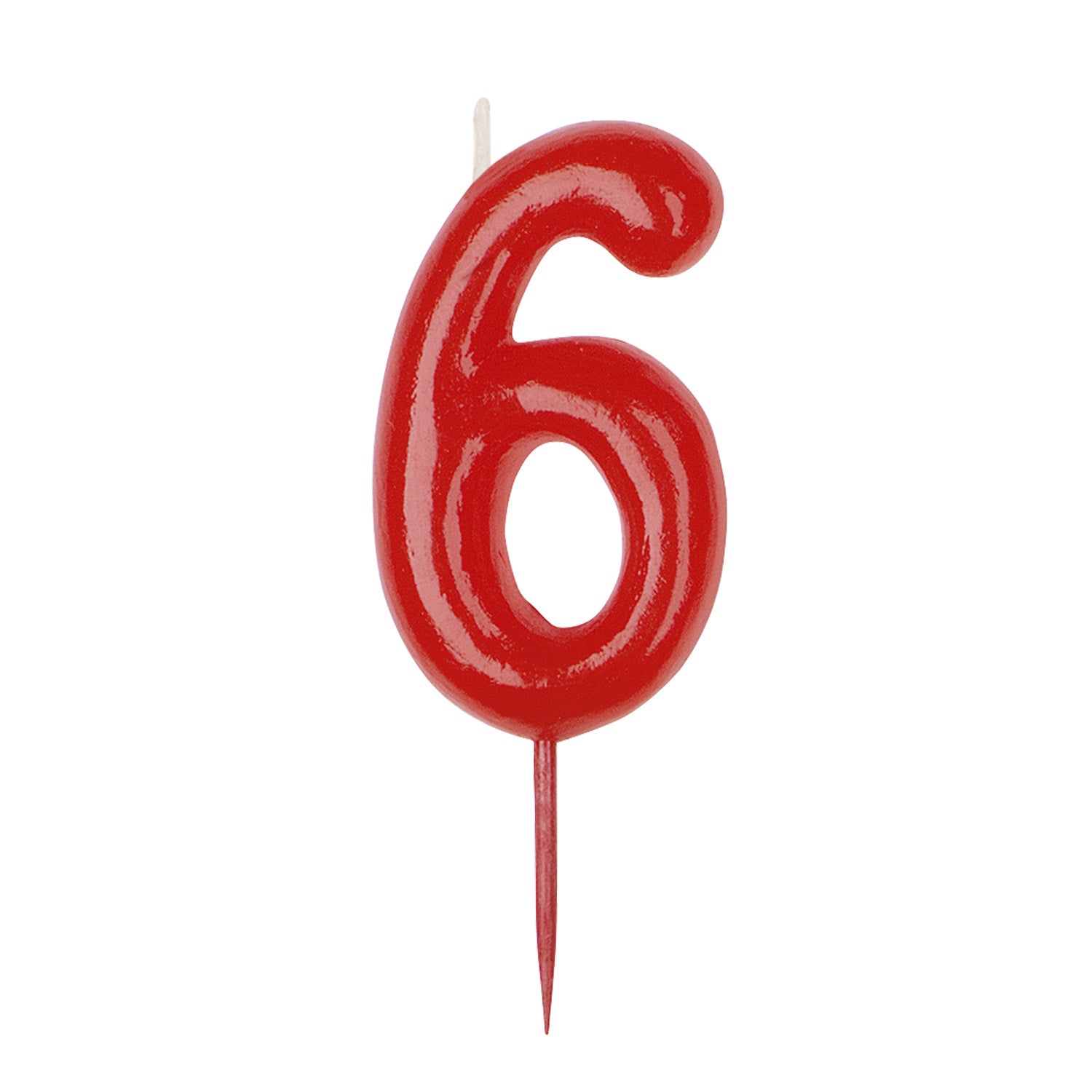 COMIC BIRTHDAY CANDLE Nº6 (5,5X3CM)