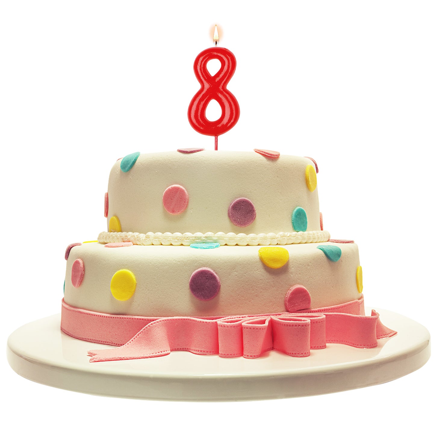 COMIC BIRTHDAY CANDLE Nº8 (5,5X3CM)