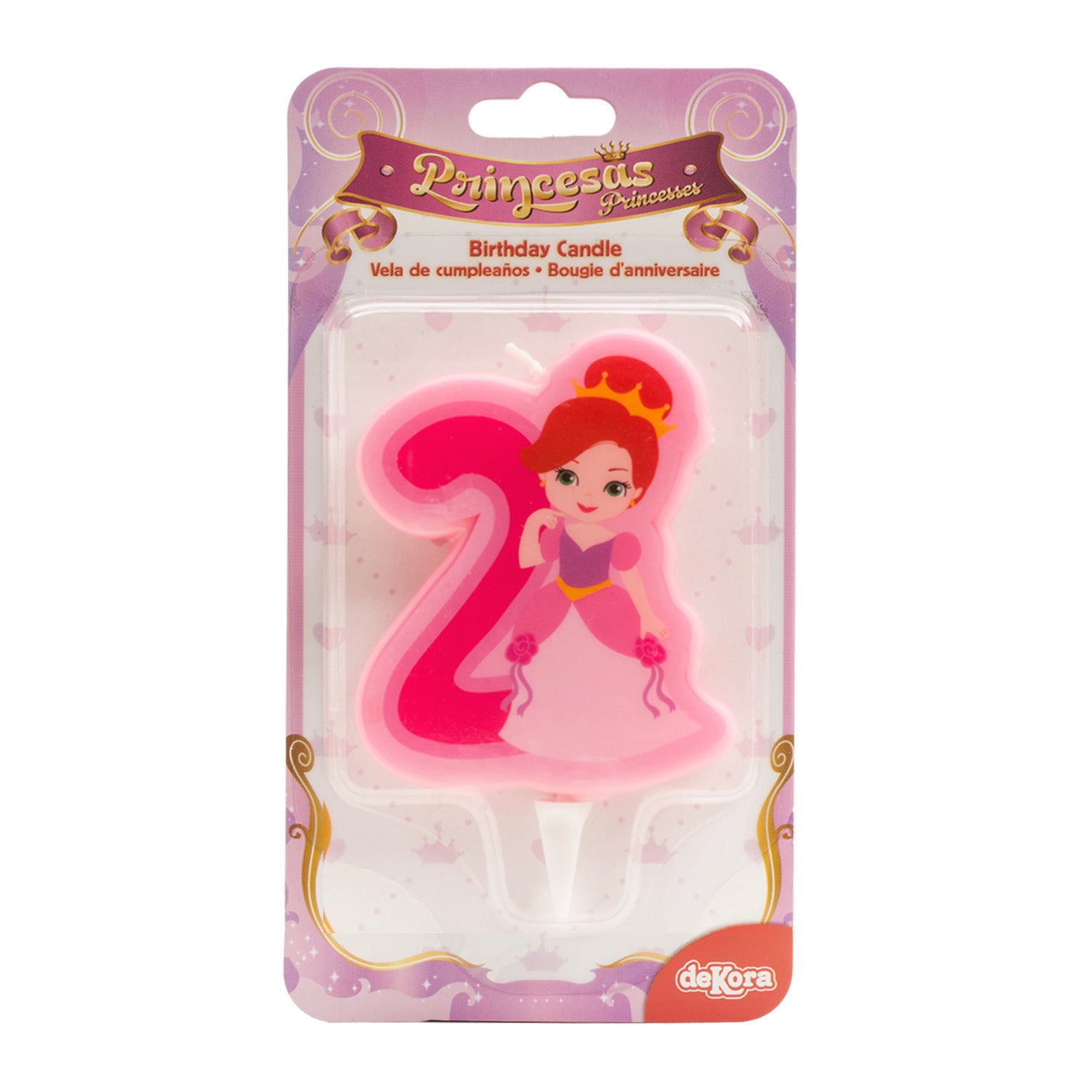 EXPOSITOR 12 VELAS 2D PRINCESA Nº 2-7 CM