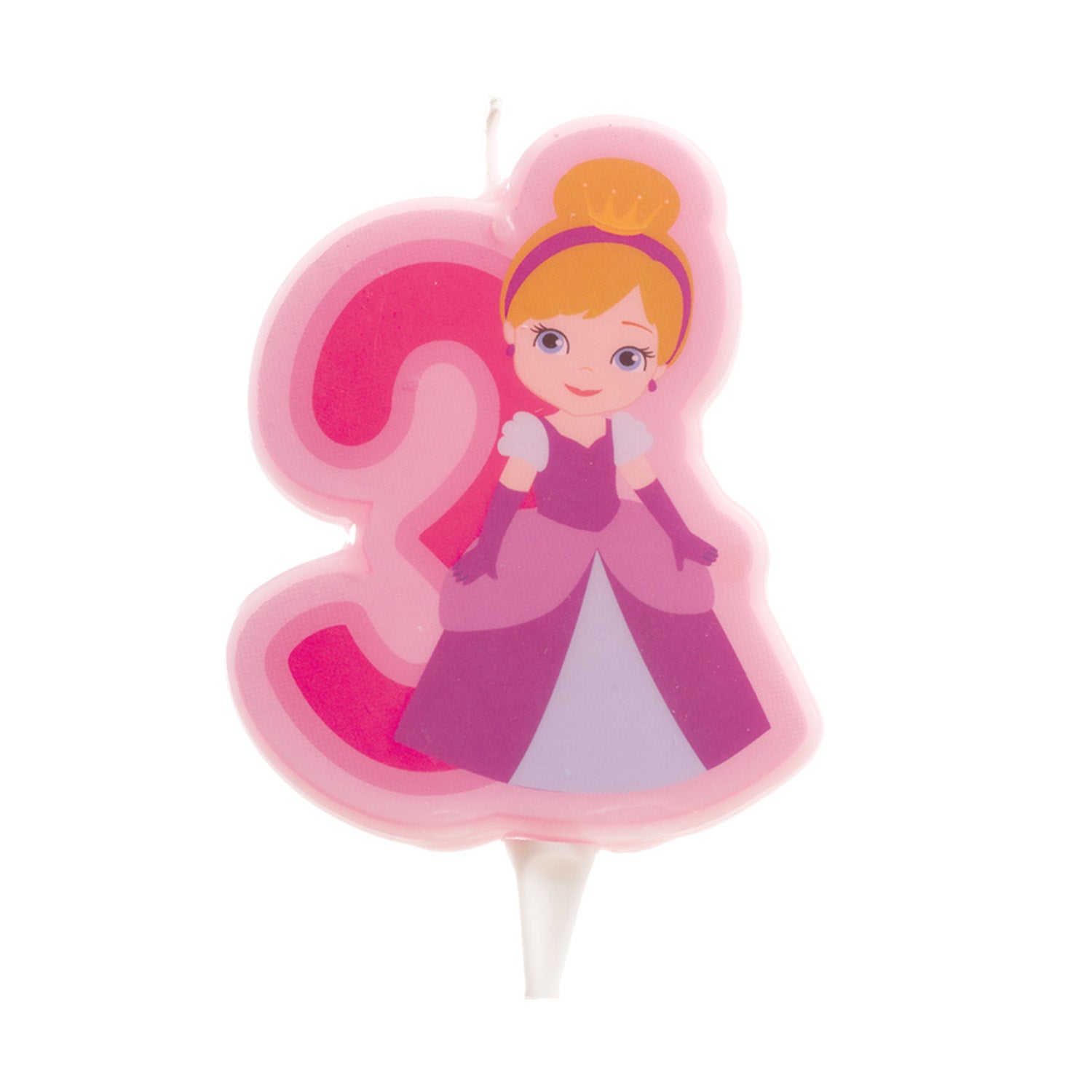 DISPLAY 12 CANDLES PRINCESS Nº3-7CM.