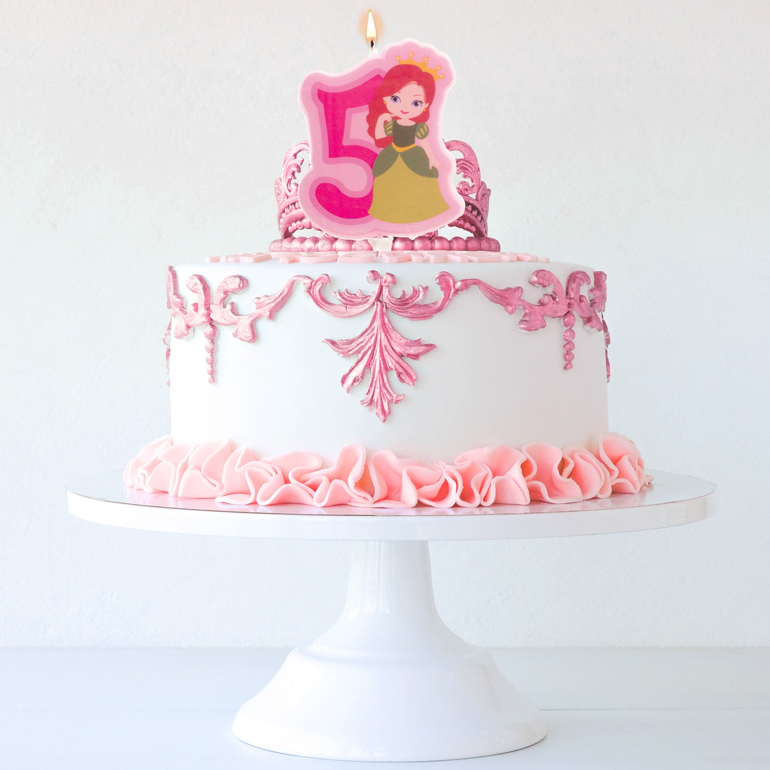 DISPLAY 12 CANDLES PRINCESS Nº5-7CM.