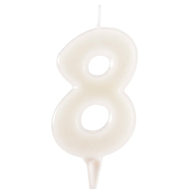 DISPLAY 12 VELAS Nº8 FLUORESCENTE 6CM
