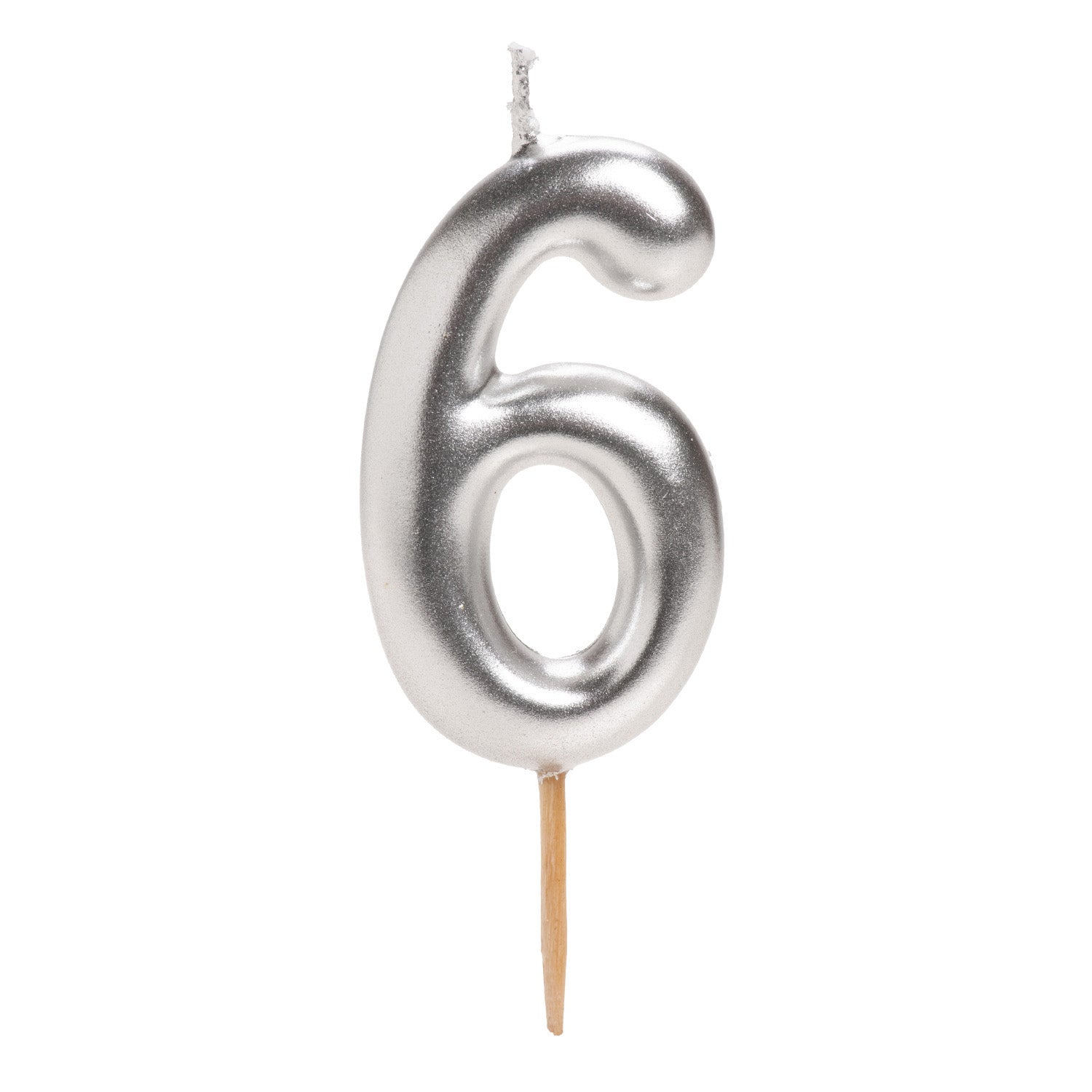 BOUGIE D'ANNIVERSAIRE COMIC EN ARGENT | Nº6