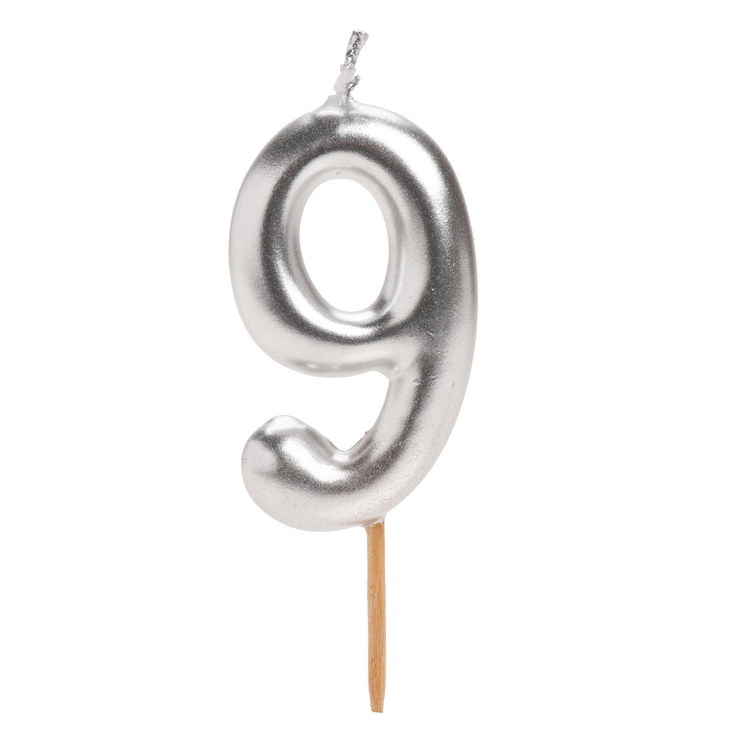 BOUGIE D'ANNIVERSAIRE COMIC EN ARGENT | Nº9