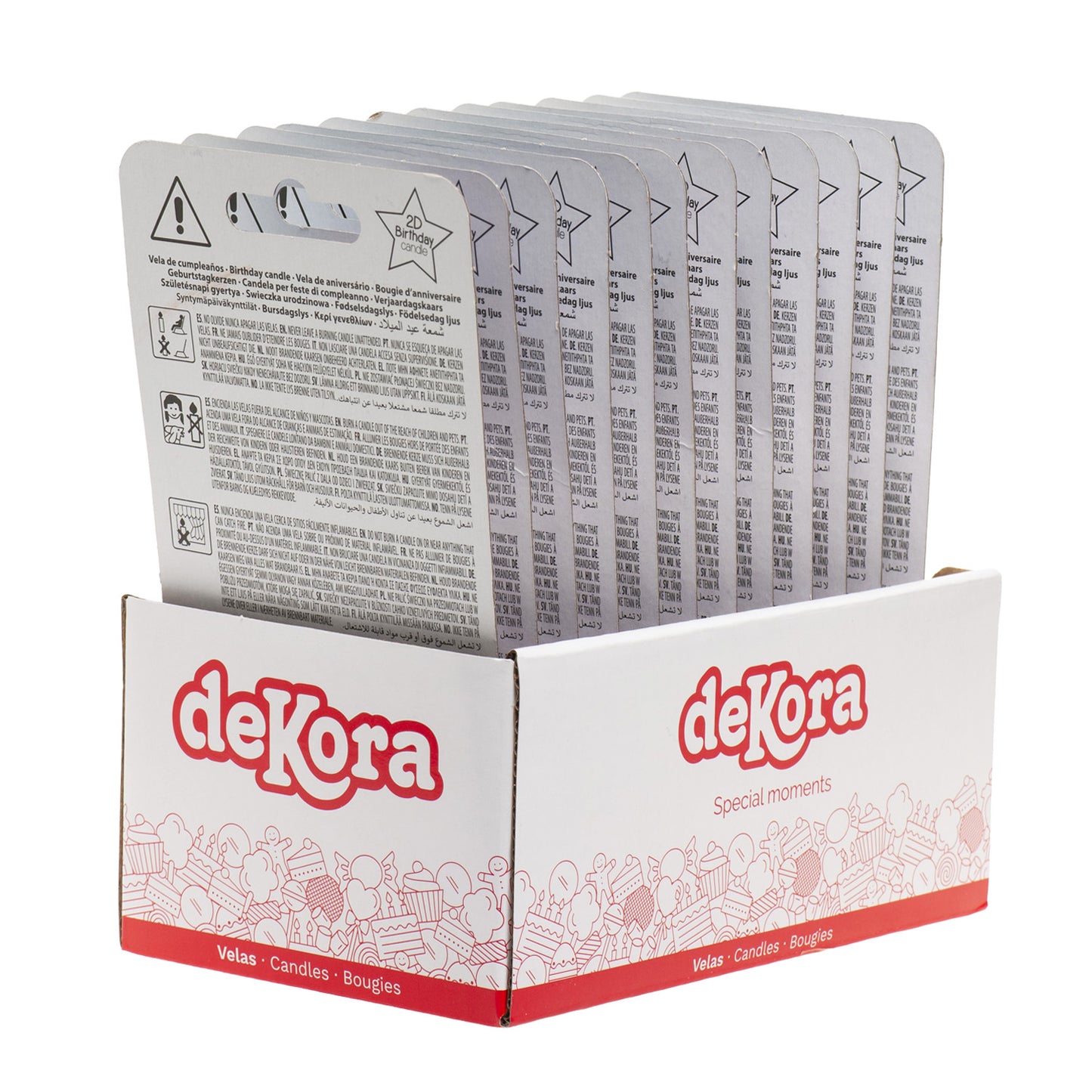 BOUGIE ANNIVERSAIRE 2D LICORNE TESIA 7.5CM