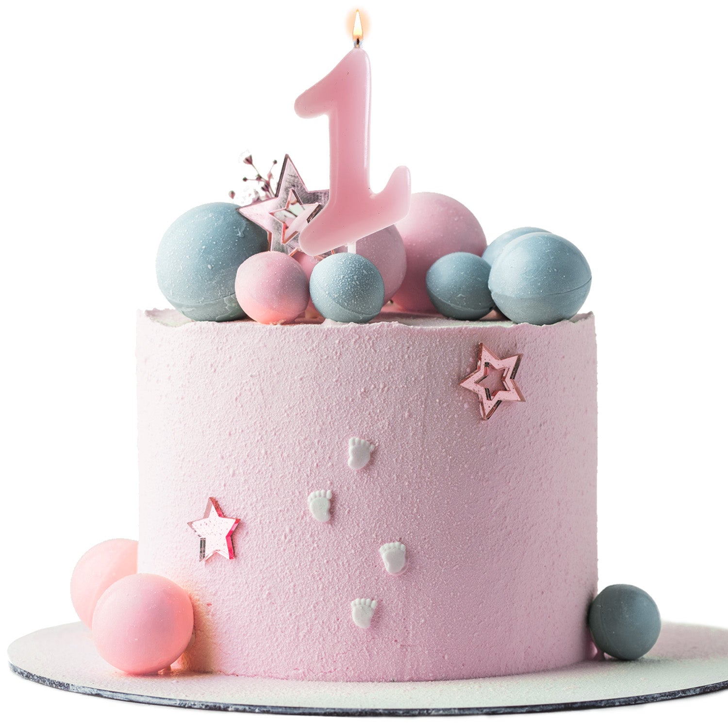 VELA ANIVERSÁRIO COMIC BEBÊ ROSA | Nº1