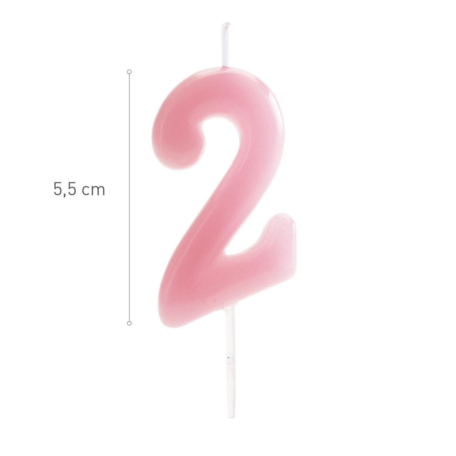 VELA ANIVERSÁRIO COMIC BEBÊ ROSA | Nº2