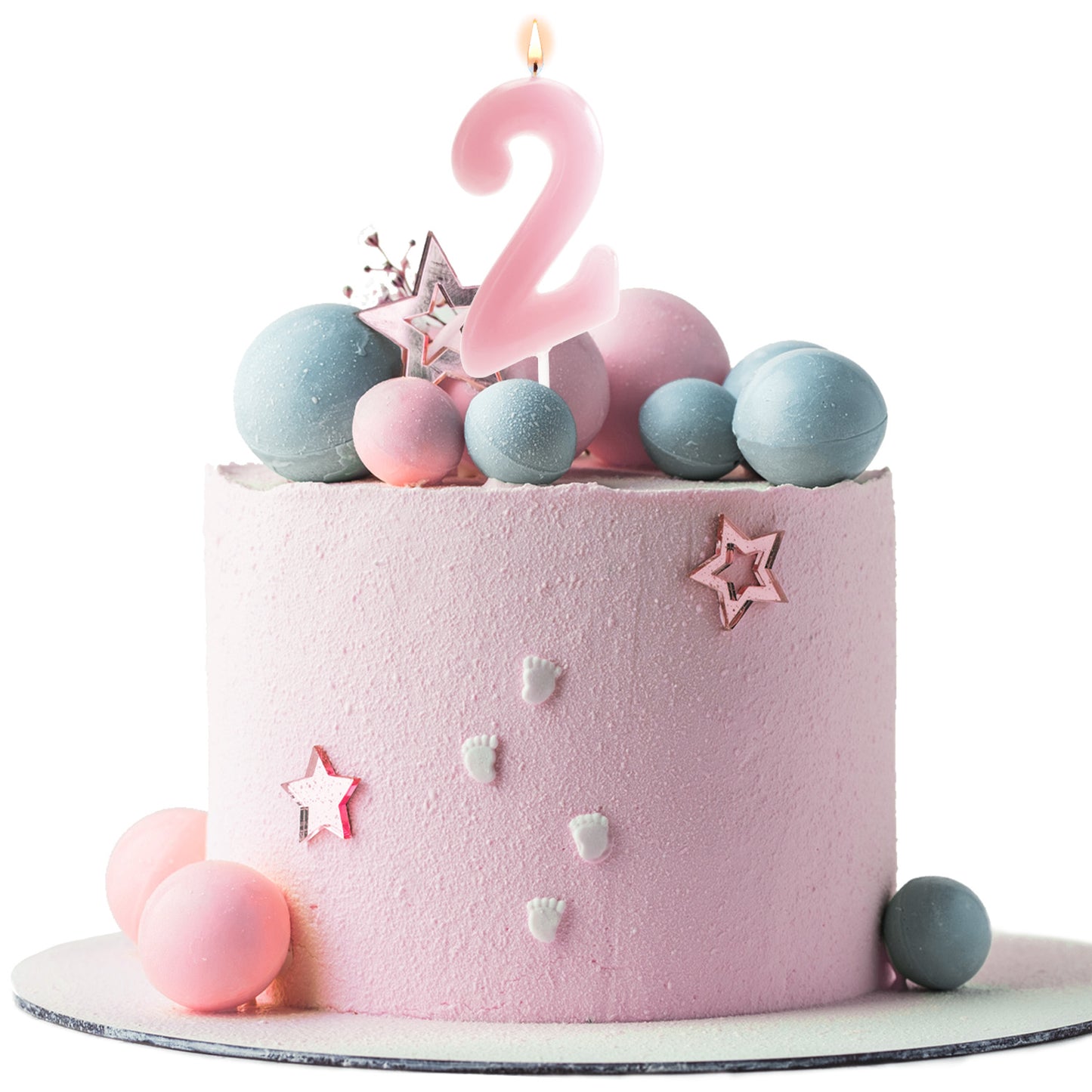 VELA DE CUMPLEAÑOS COMIC ROSA BEBE | Nº2