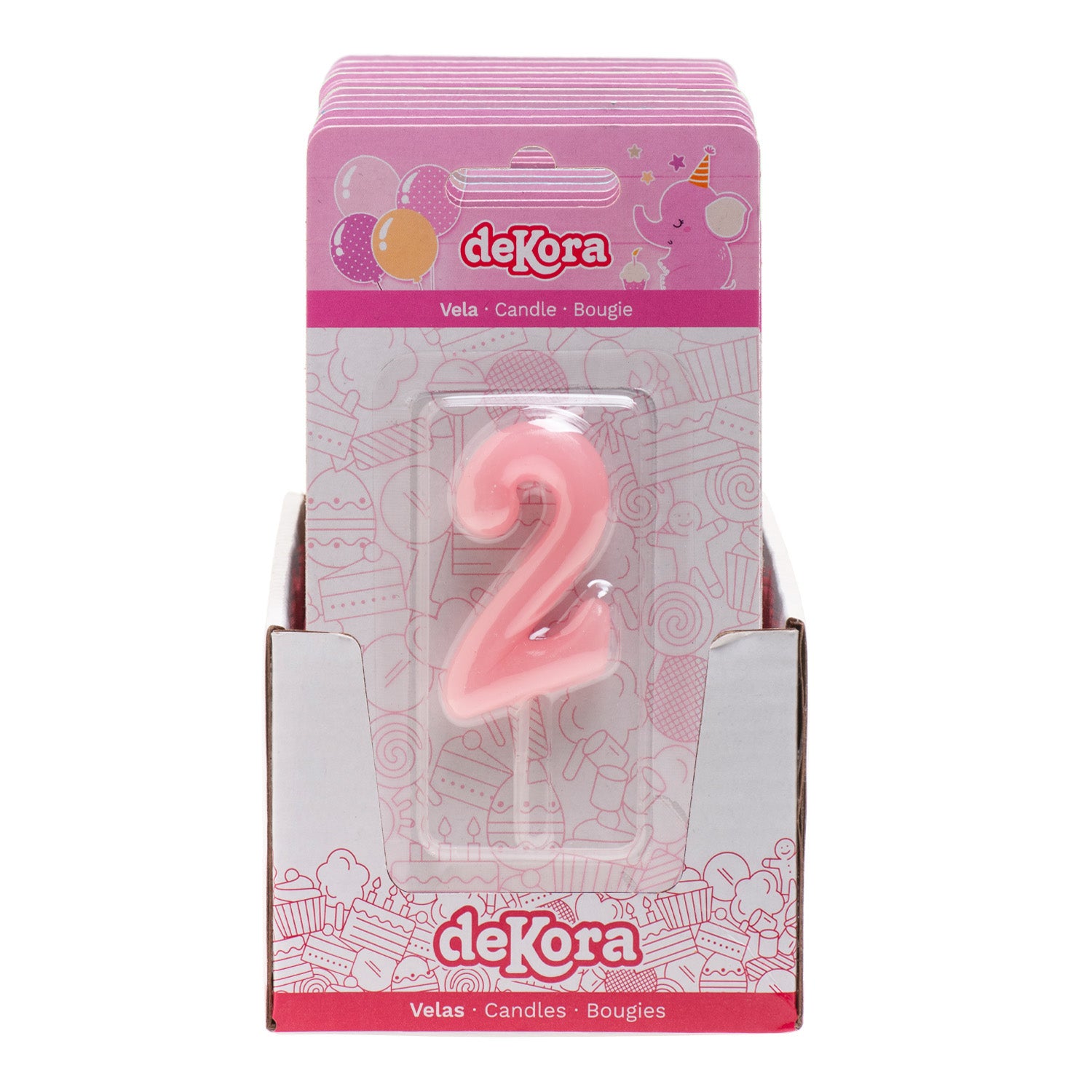 VELA ANIVERSÁRIO COMIC BEBÊ ROSA | Nº2