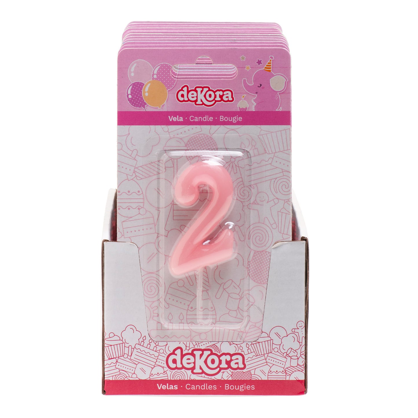 VELA ANIVERSÁRIO COMIC BEBÊ ROSA | Nº2