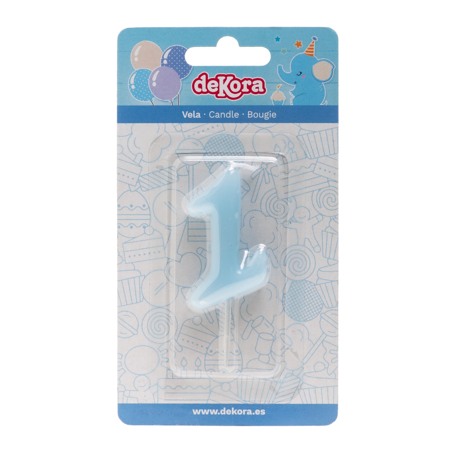 VELA ANIVERSÁRIO COMIC BEBÊ AZUL | Nº1