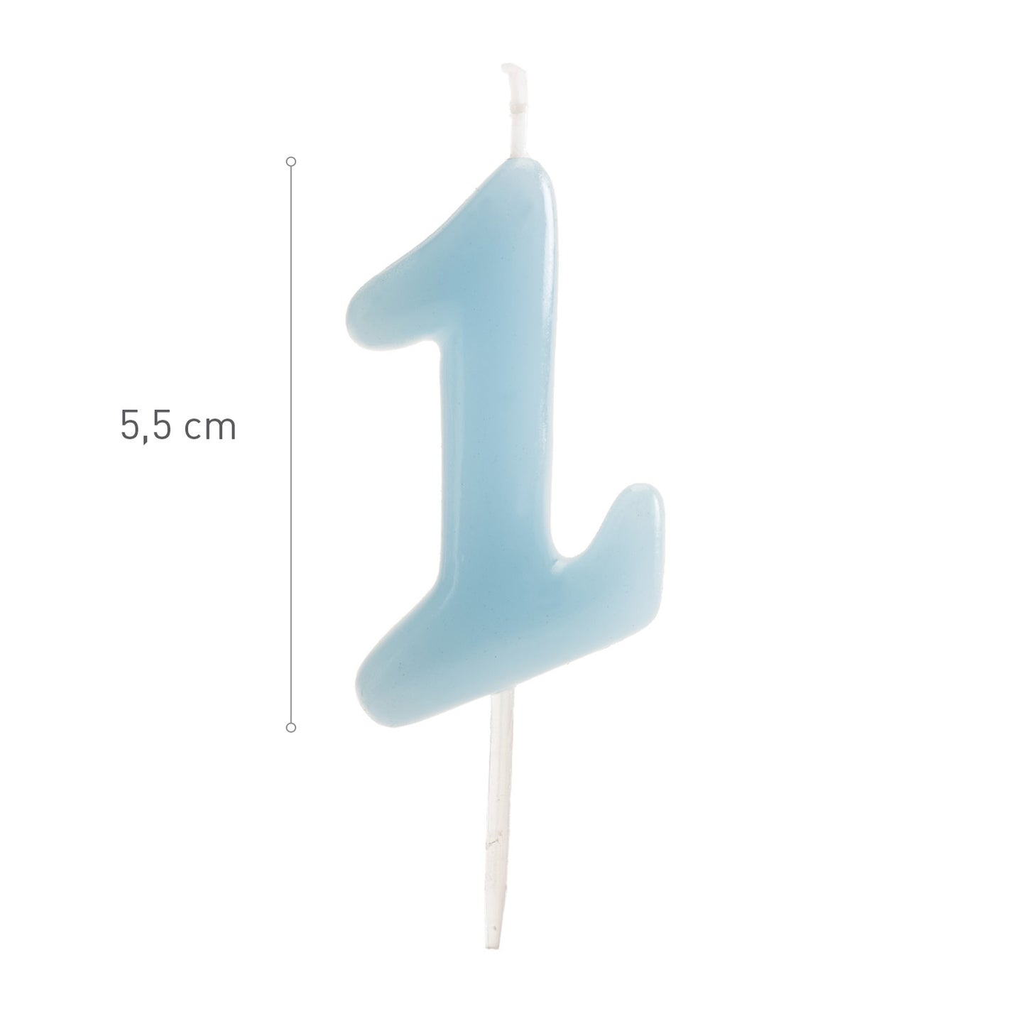 BOUGIE D´ANNIVERSAIRE COMIC BÉBÉ BLEU | Nº1