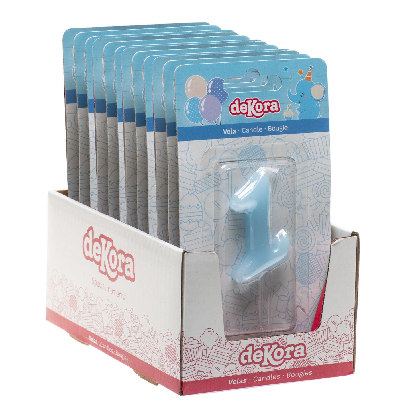 VELA ANIVERSÁRIO COMIC BEBÊ AZUL | Nº1