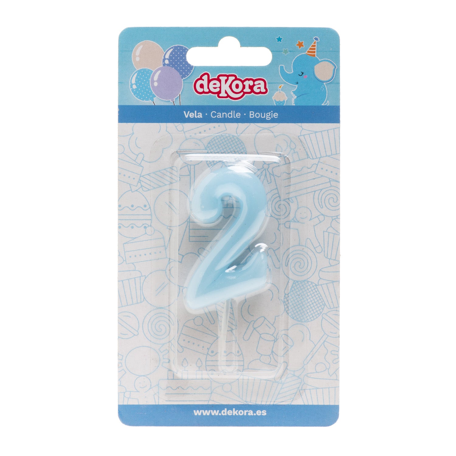 VELA ANIVERSÁRIO COMIC BEBÊ AZUL | Nº2