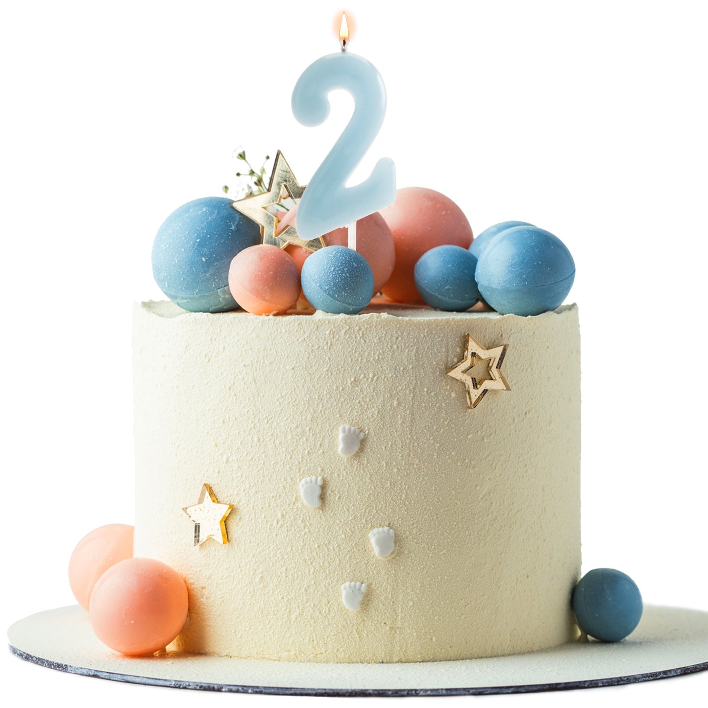 BABY BLUE COMIC BIRTHDAY CANDLE | Nº2